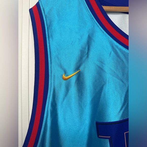 Nike LeBron x Space Jam Tune Squad Jersey Light Blue Fury 3XL - Picture 2 of 16